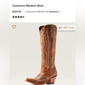 Ariat Casanova Boots NEW size 7.5